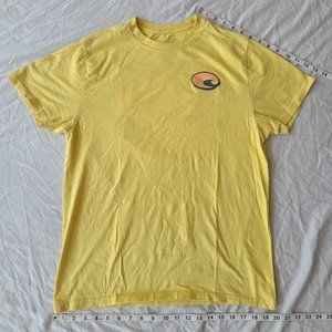 Costa: Yellow T-Shirt with Logo